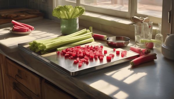 Comment bien congeler de la rhubarbe pour l’utilisation en cuisine